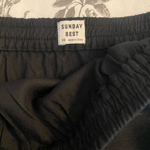 Aritzia Sunday Best Romper Sleeveless Black Size XS - Picture 7 of 11